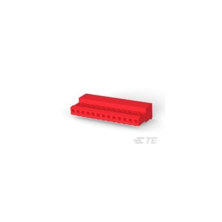 Te Connectivity Headers & Wire Housings 13P C/E 22Awg W/O Tab W/Red Stripe 4-640440-3